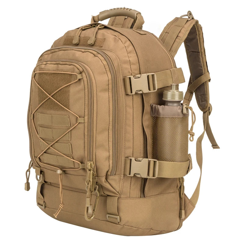 65L Outdoor Tactical Backpack Men's Hiking Bag Large Capacity