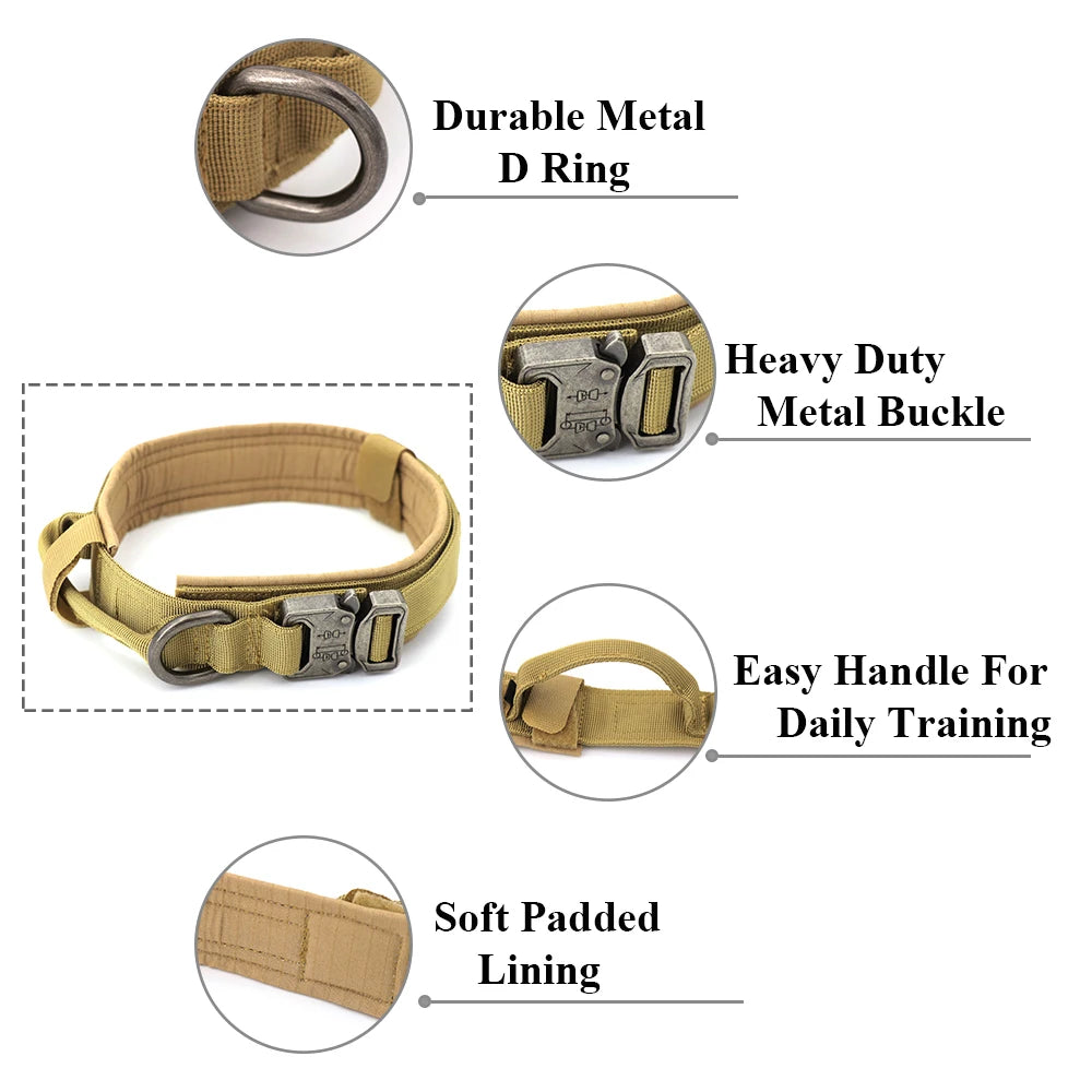 Dog Training Collar Adjustable with Quick Release Buckle