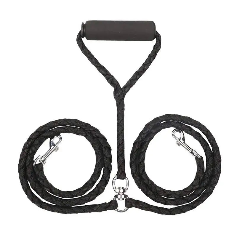 Double 2 Way Dog Leash Rope for Outdoor Training Use