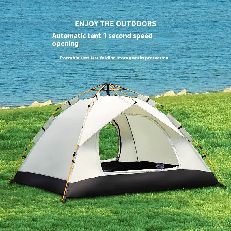 Automatic Quick-Opening Tent Outdoor Self-Driving Travel Camping Tent Rainproof Sunshine-Proof Two Doors