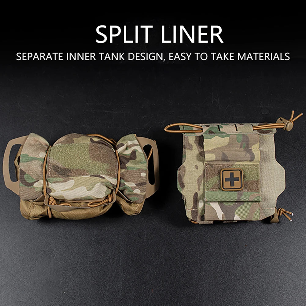 Molle Medical Kit Pull-Out Separation Rapidly Deploy First Aid Kits