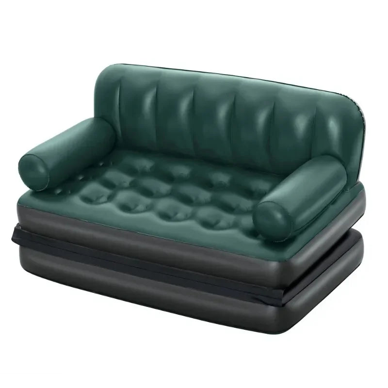 5-in-1 Inflatable Foldable Sofa for Home Dorms Camping