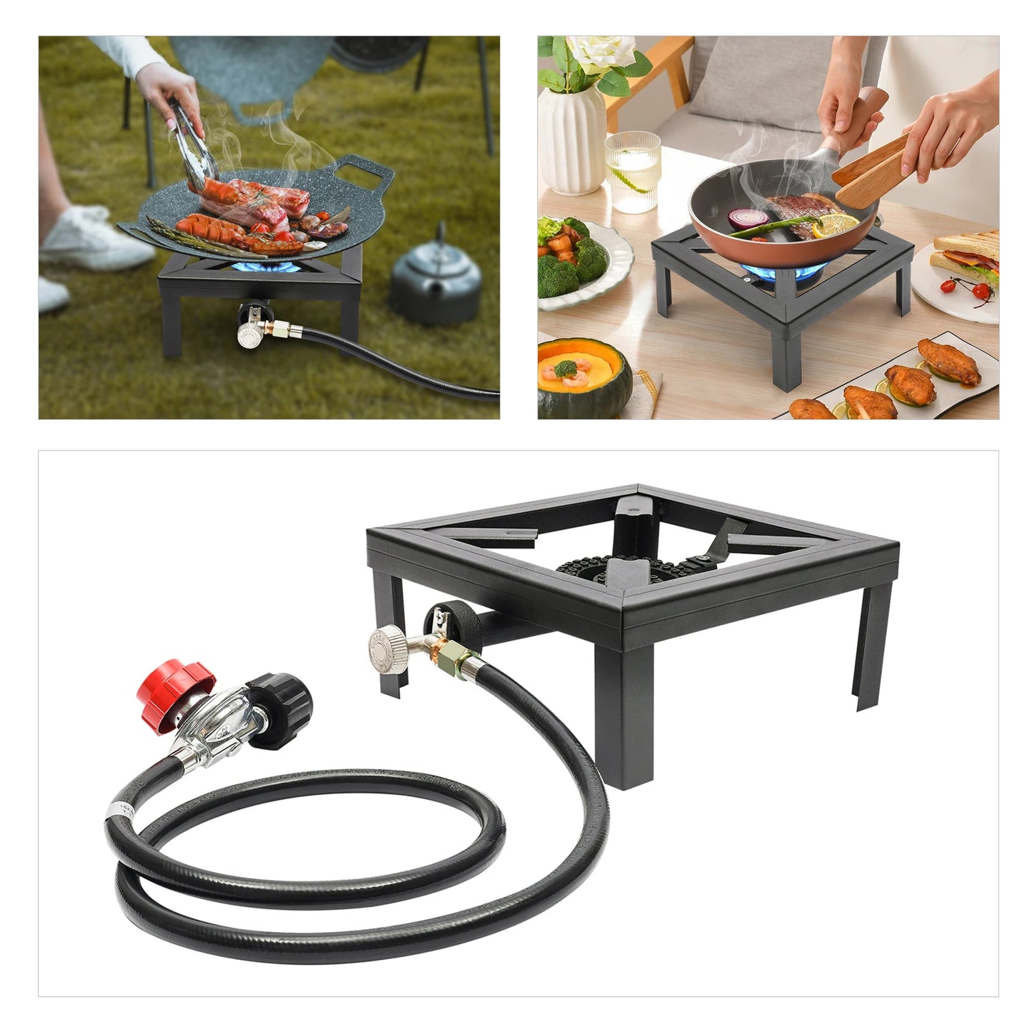 8000 Watt Portable Single Burner Outdoor Gas Stove Propane