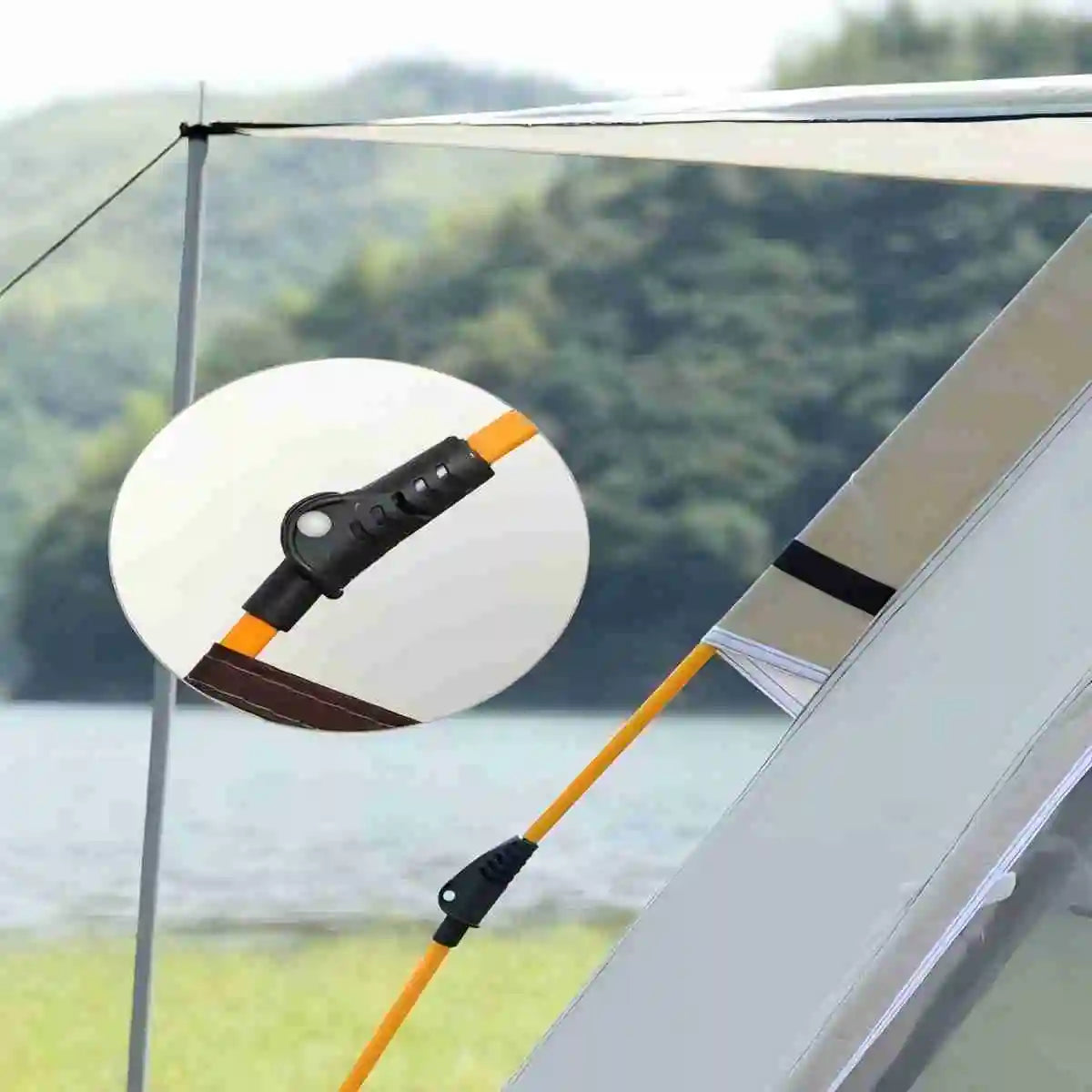 Outdoor shelter Sunshade, Camping tent Two doors and two windows