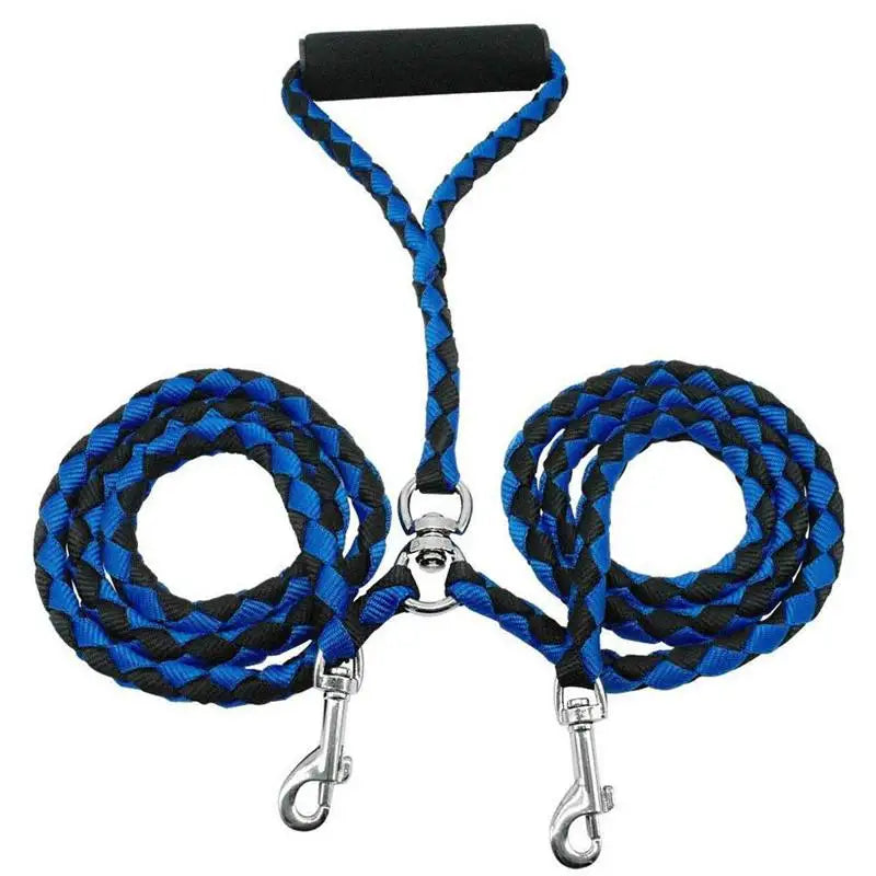 Double 2 Way Dog Leash Rope for Outdoor Training Use