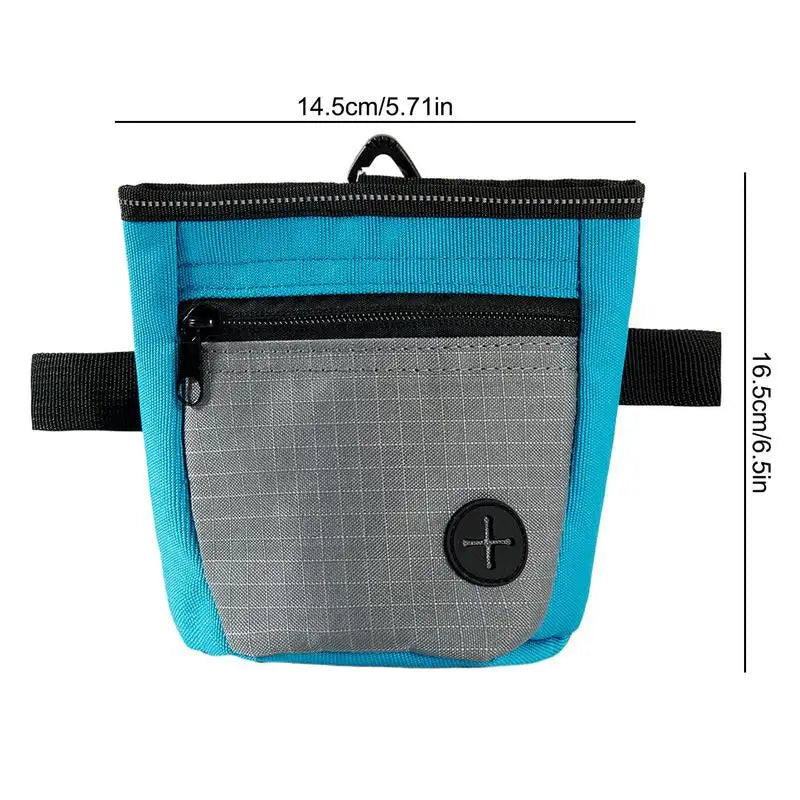 Dog Treat Pouch Magnetic Closure Puppy Training Waist Bag
