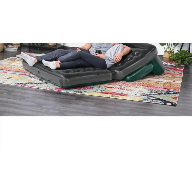 5-in-1 Inflatable Foldable Sofa for Home Dorms Camping