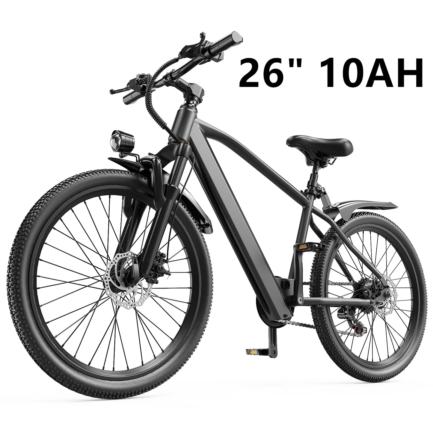 Adults Electric Bicycle 26 Inch 24 Inch Electric Mountain Bike with 36V Battery Peak 500W Motor 21 Speed Ebike