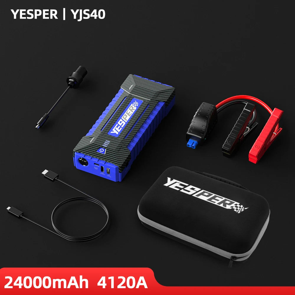 YESPER 4120A Car Jump Starter 26800mAh Power Bank Booster