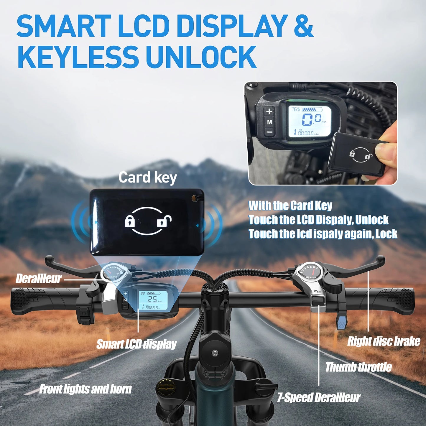 Adults Electric Bicycle 26 Inch 24 Inch Electric Mountain Bike with 36V Battery Peak 500W Motor 21 Speed Ebike