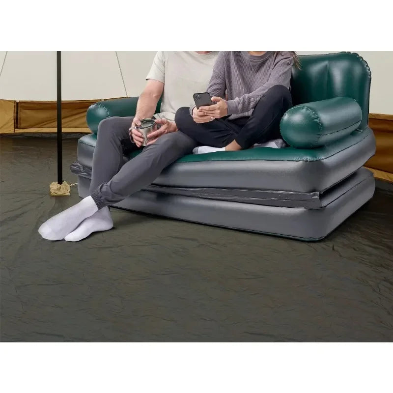 5-in-1 Inflatable Foldable Sofa for Home Dorms Camping