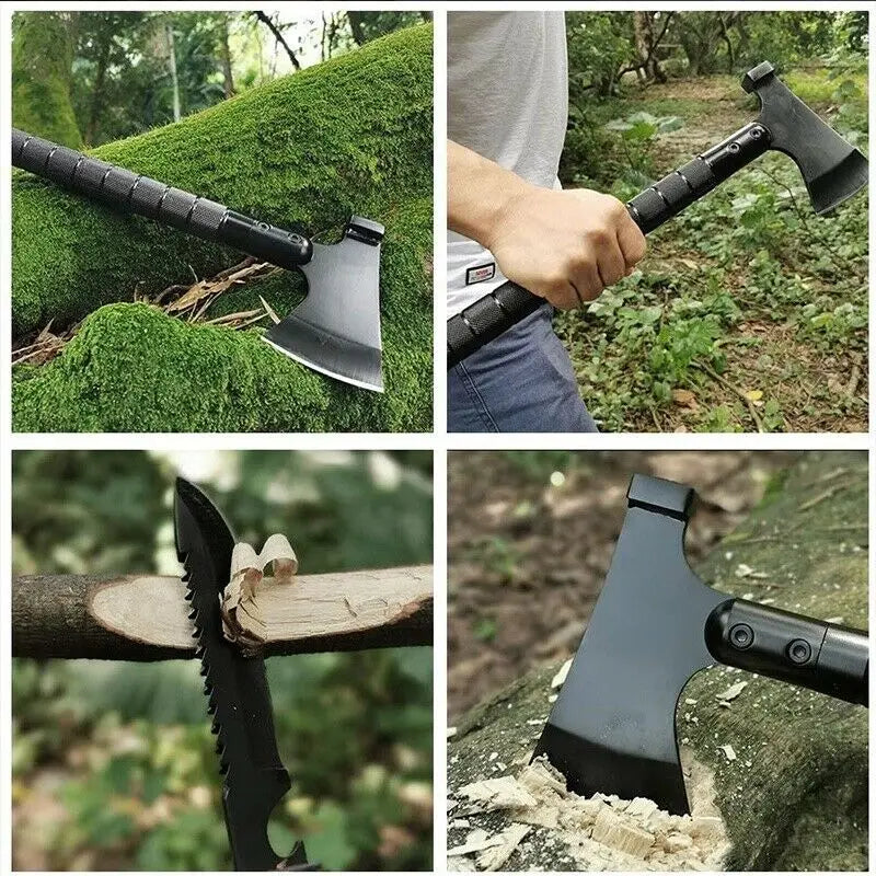 Foldable Tactical Axe Multi Tool Kit Emergency Gear Portable Tomahawk Survival Axe Outdoor Camping Hatchet