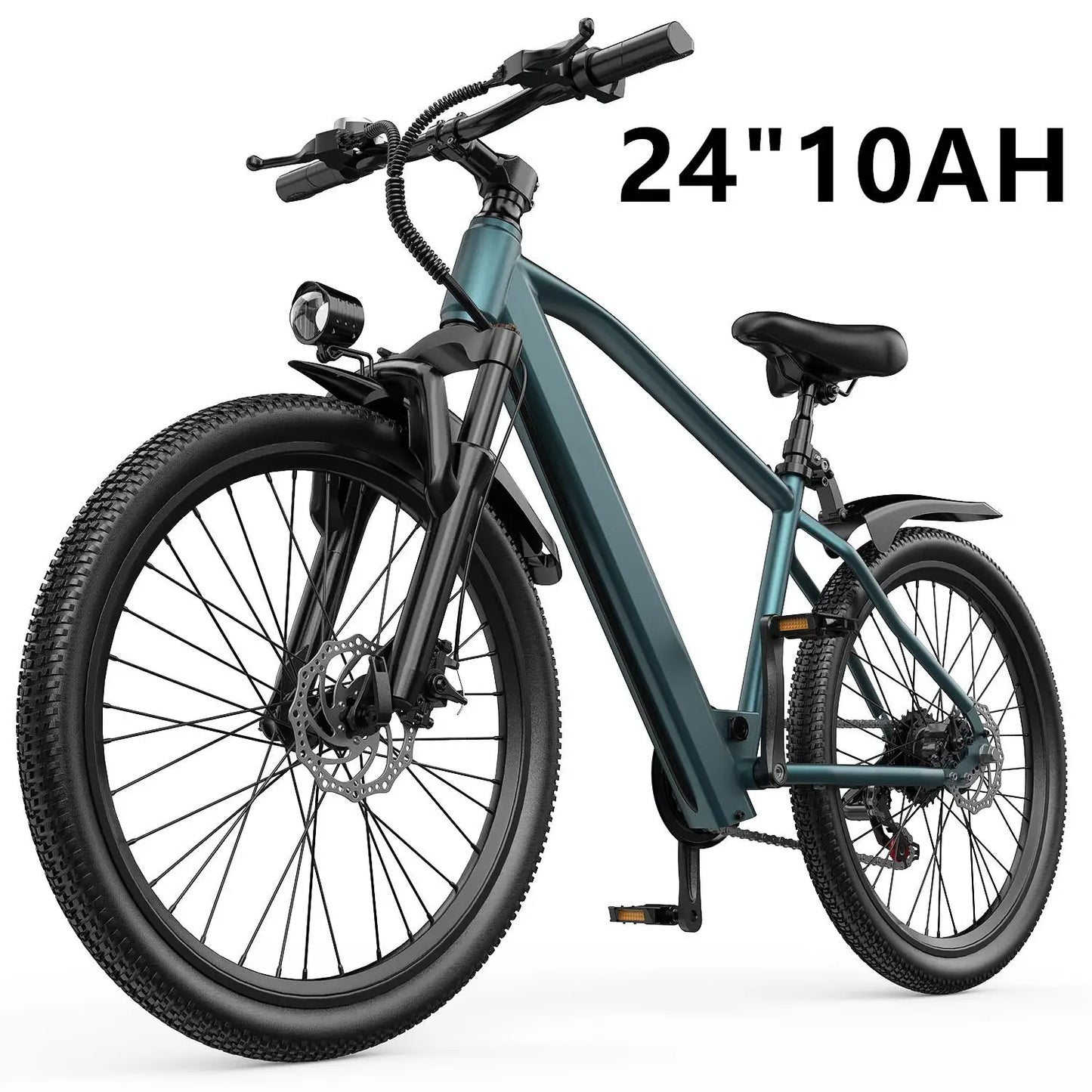 Adults Electric Bicycle 26 Inch 24 Inch Electric Mountain Bike with 36V Battery Peak 500W Motor 21 Speed Ebike