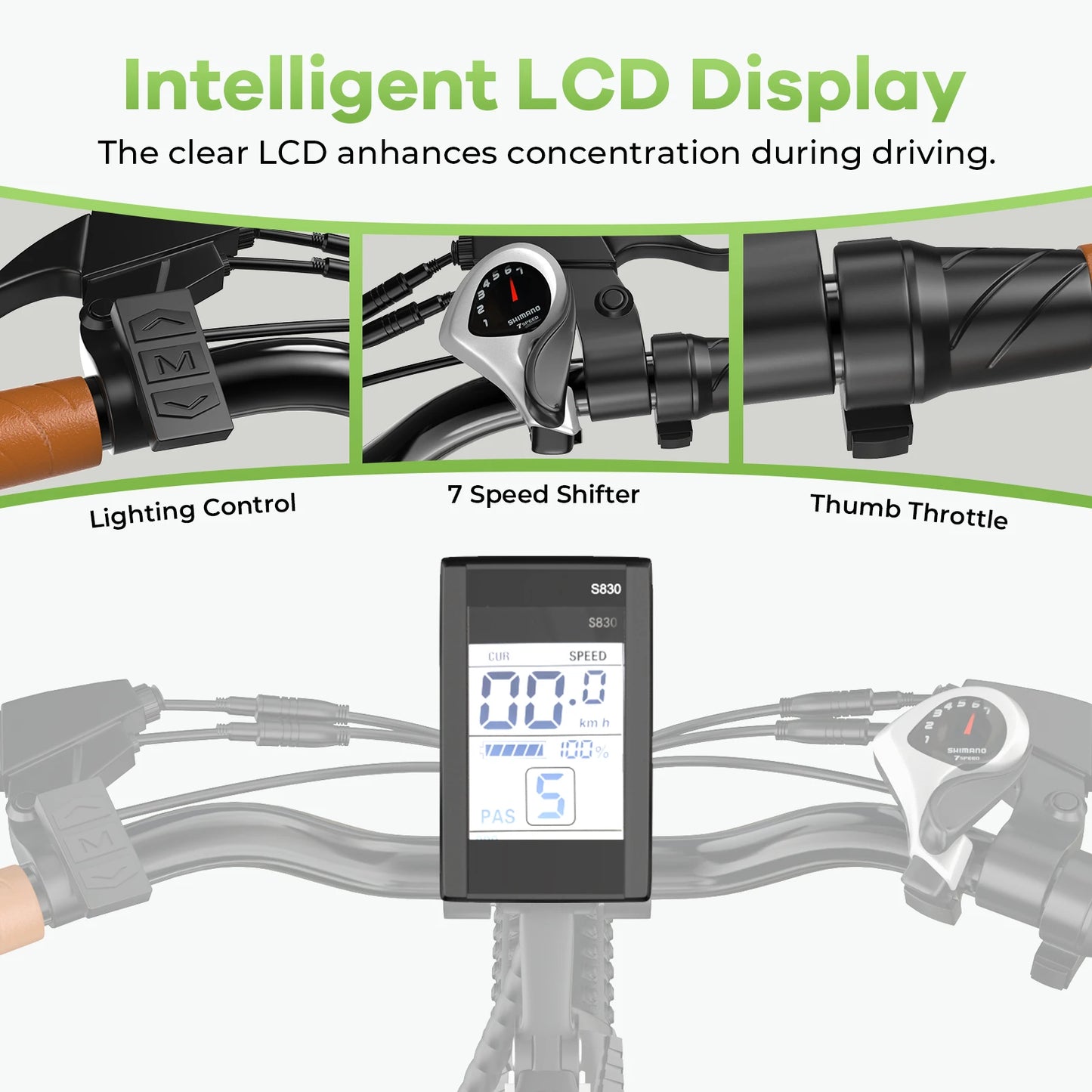 1000 Peak Electric Bike For Adults Removable Battery